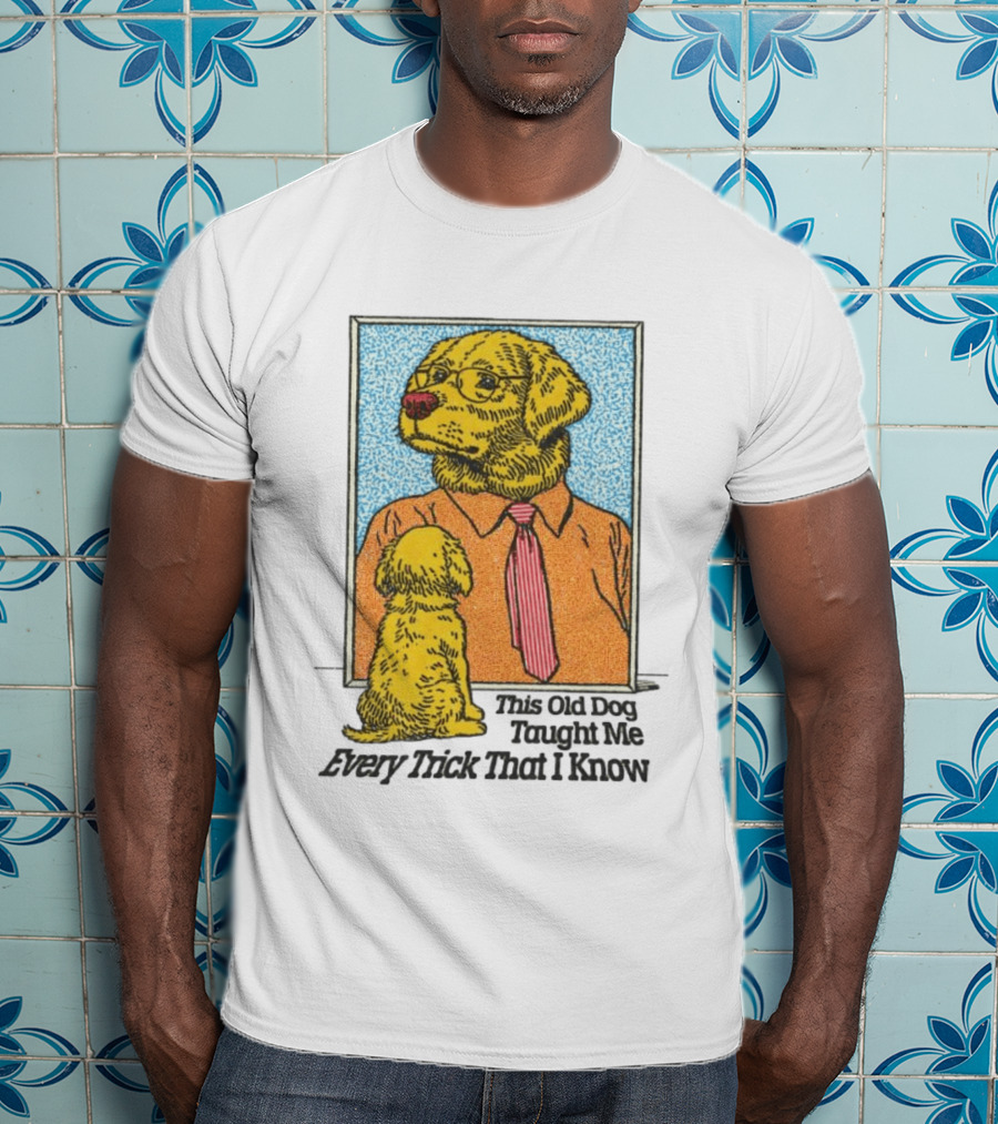 Mac Demarco This Old Dog Taught Me Every Trick That I Know Cartoon Dogs In Mirror T-Shirt