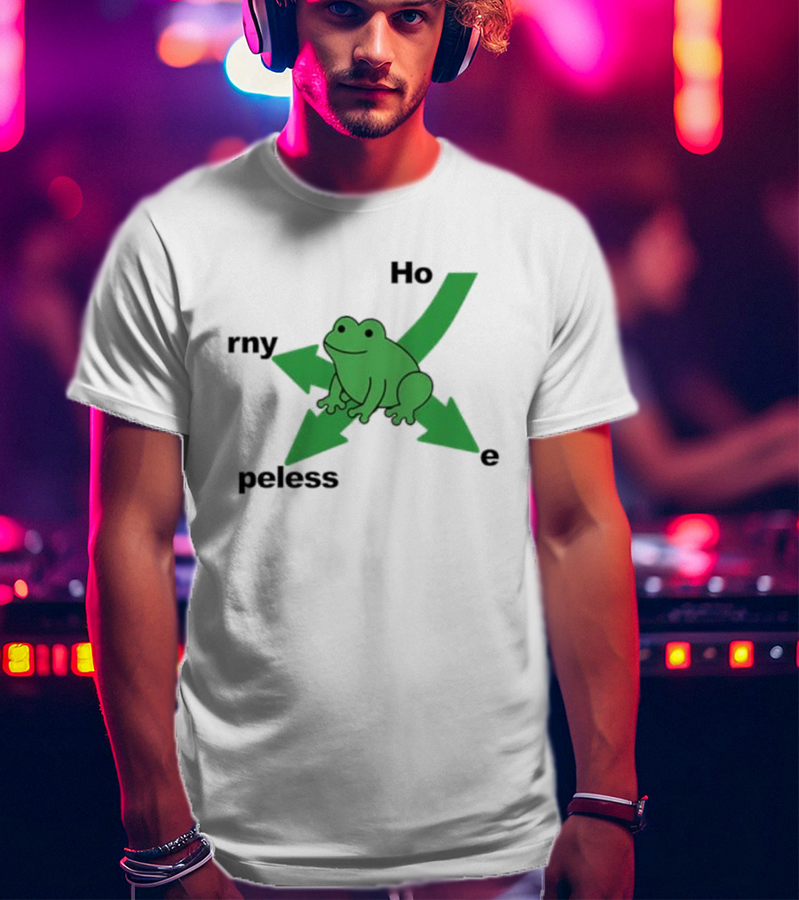 Ho Rn Y Peless Frog Directional E T-Shirt