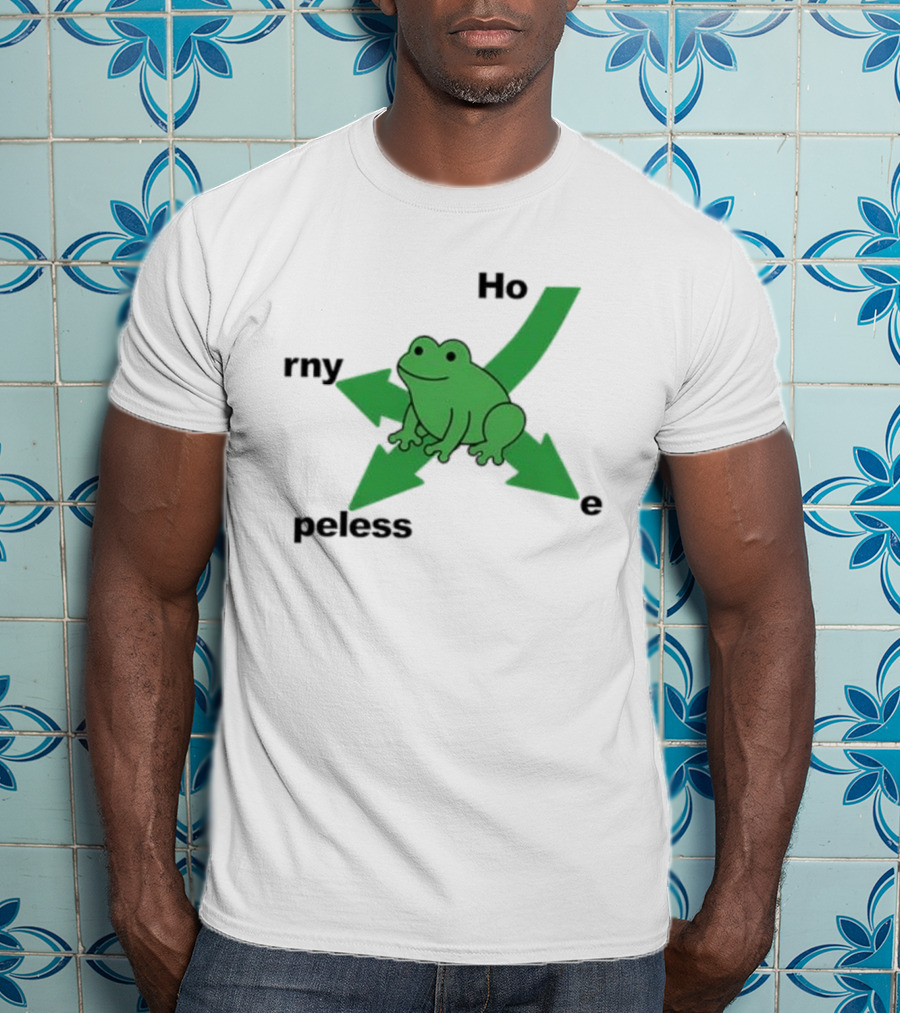 Ho Rn Y Peless Frog Directional E T-Shirt