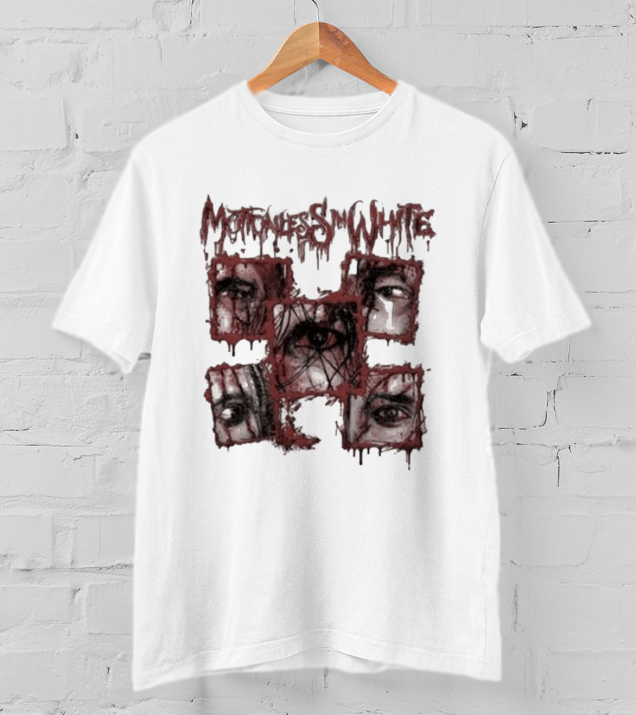 Motionless In White Bloodshot Eyes And Dripping Red 2026 T-Shirt