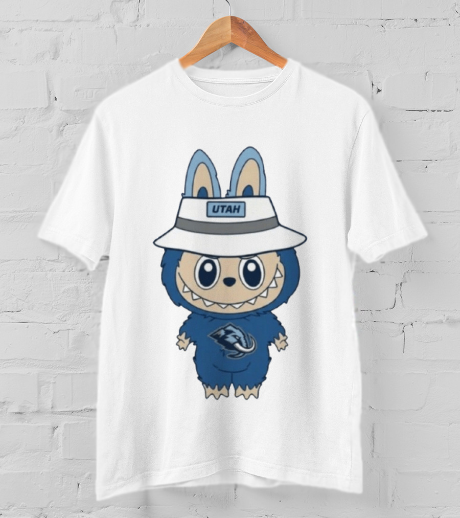 Utah Mammoth Cute Furry Character With Hat T-Shirt