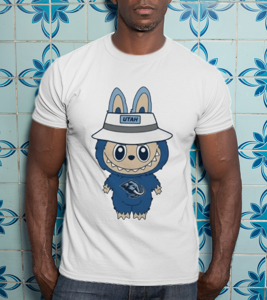Utah Mammoth Cute Furry Character With Hat T-Shirt