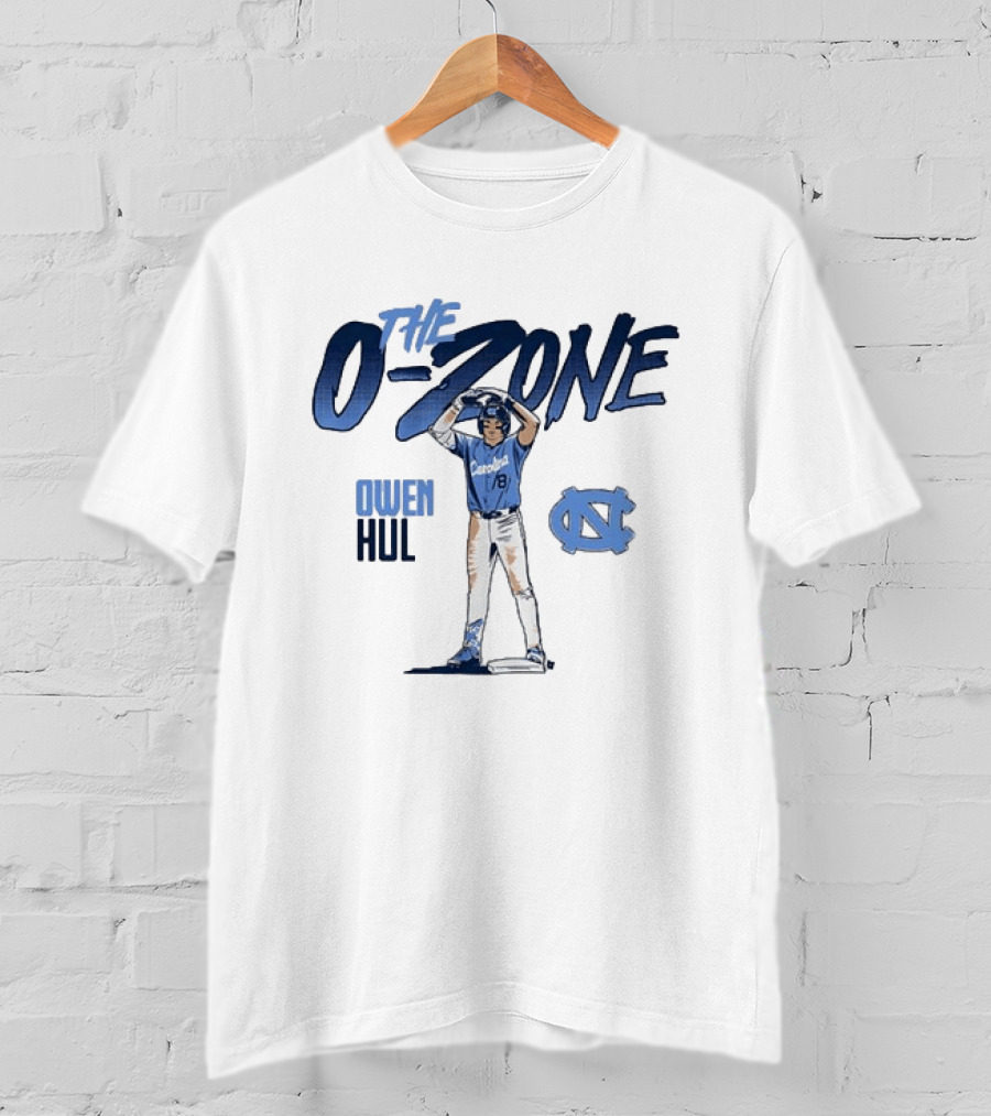 Owen Hull North Carolina Tar Heels NCAA Baseball The O Zone Carolina 8 T-Shirt
