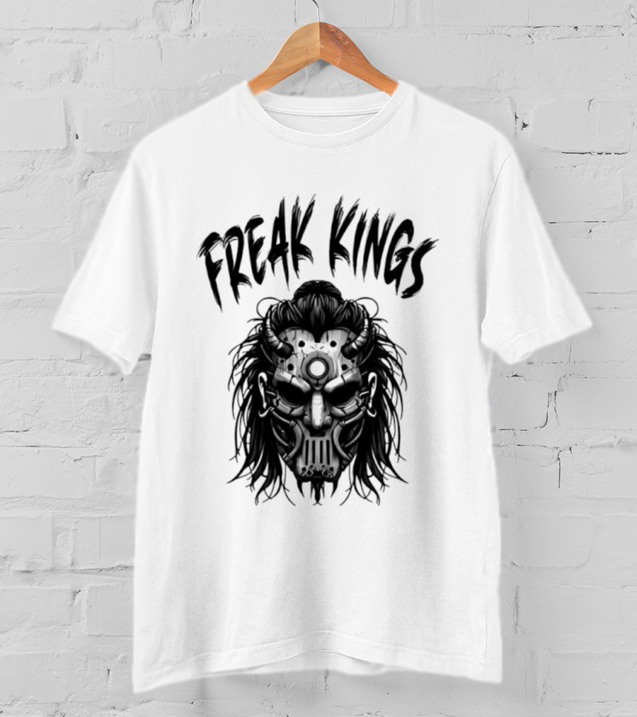 Freak Kings Skull Mask Design Wyatt Russell T-Shirt