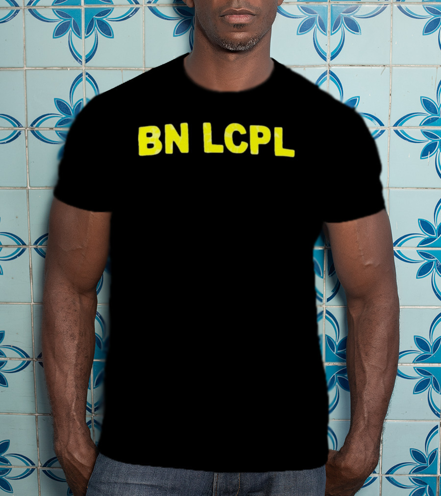 BN LCPL Bold Yellow Block Letters T-Shirt