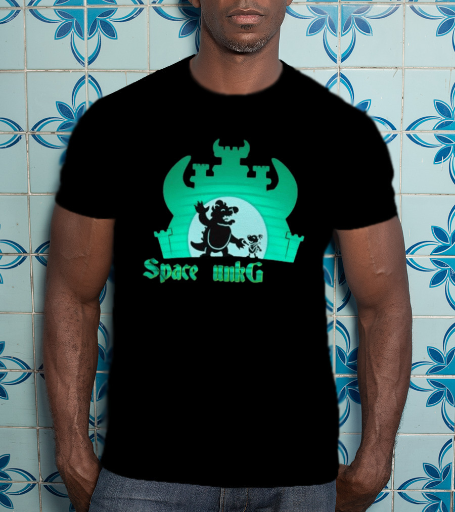 Bowser And Bowser Jr Super Mario Space Junk Galaxy Castle T-Shirt