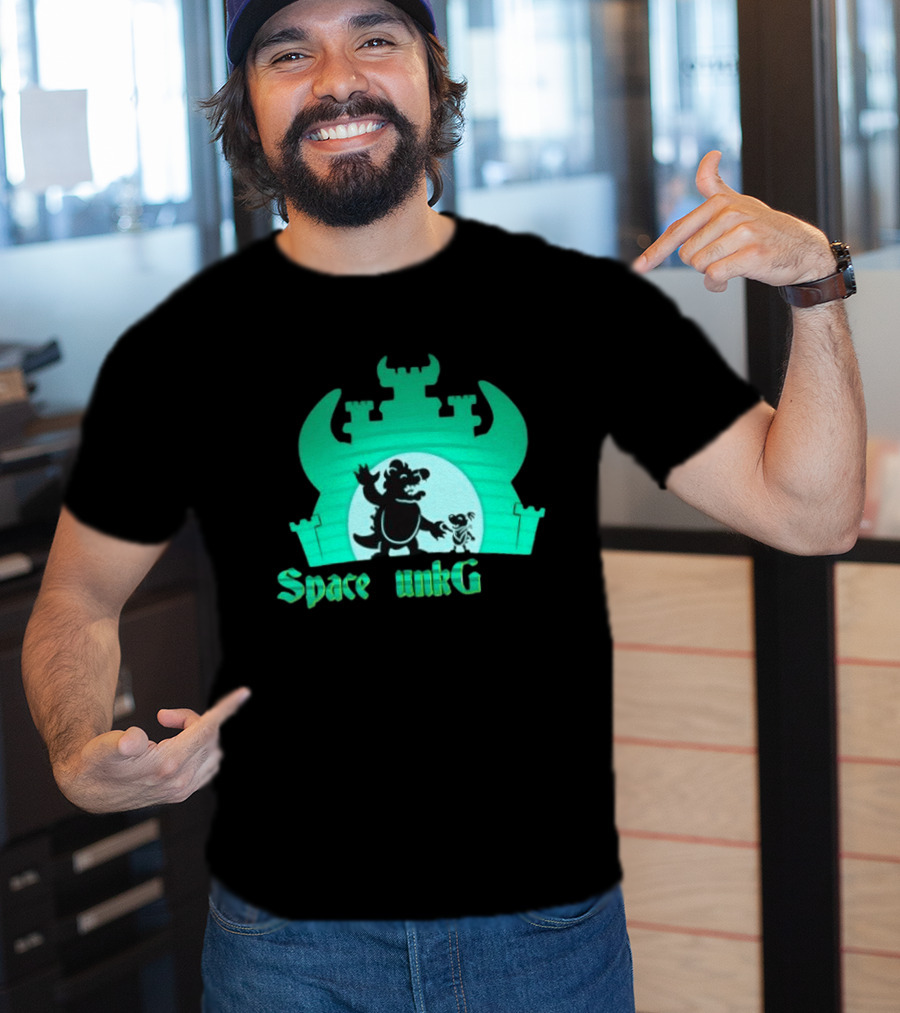Bowser And Bowser Jr Super Mario Space Junk Galaxy Castle T-Shirt