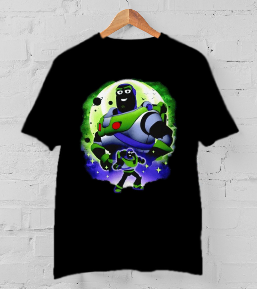Buzz Lightyear Space Ranger Moon Planetary System Toy Story Galaxy T-Shirt