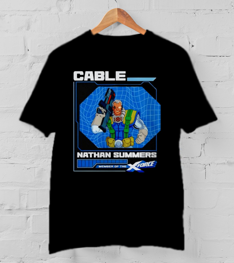 Cable Nathan Summers Member Of The X Force Marvel Comics T-Shirt
