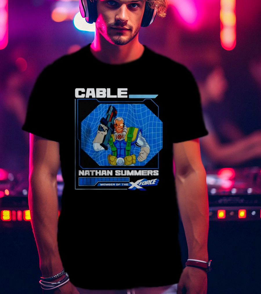 Cable Nathan Summers Member Of The X Force Marvel Comics T-Shirt