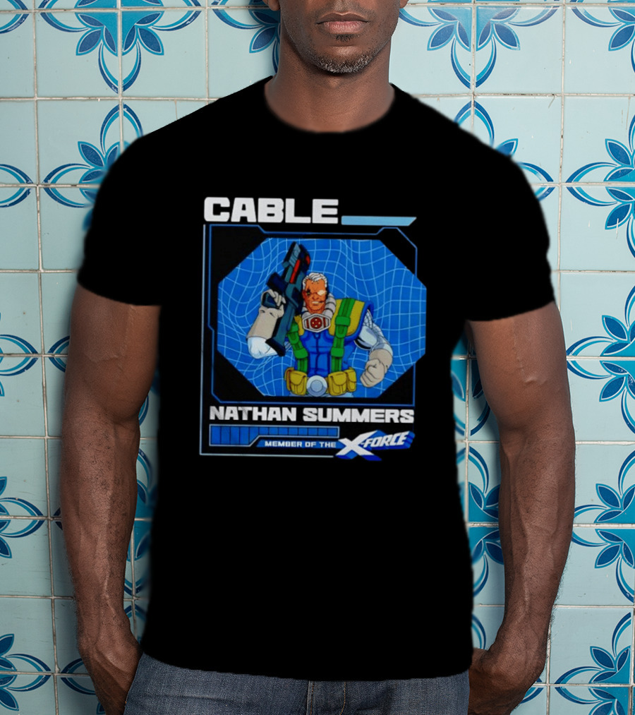 Cable Nathan Summers Member Of The X Force Marvel Comics T-Shirt