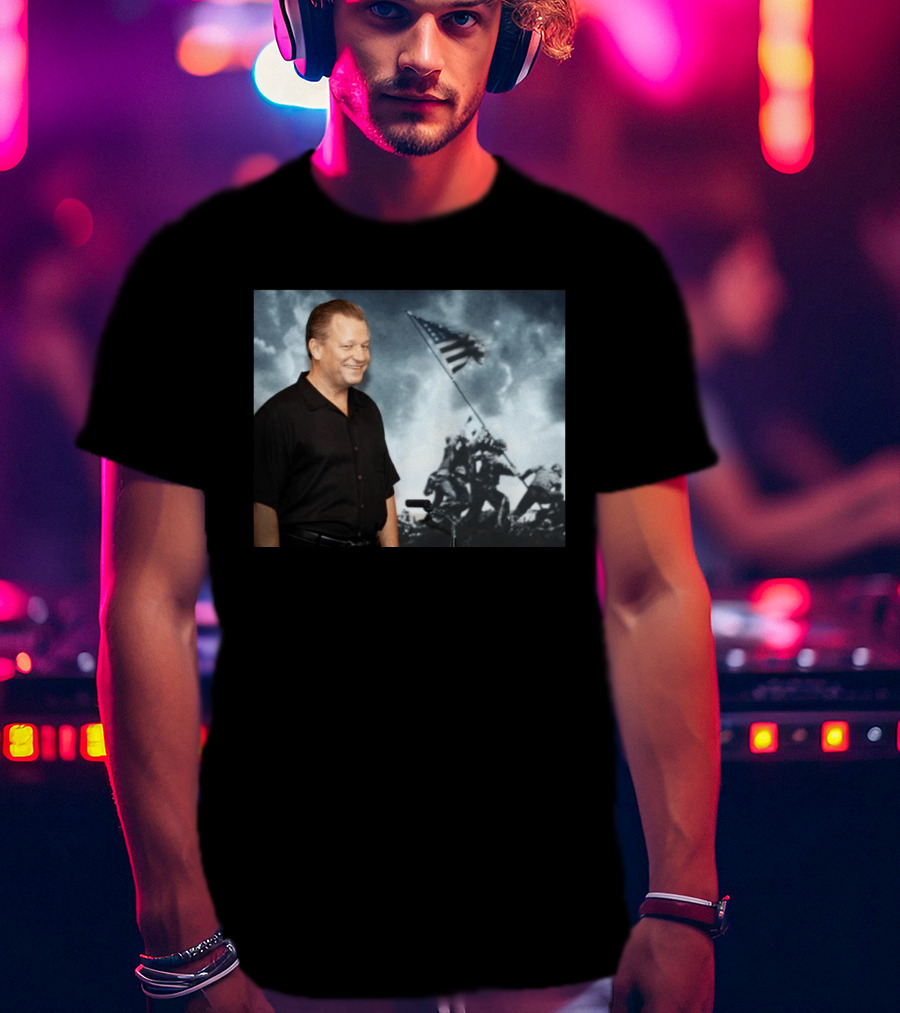 James Bradley Flags Of Our Fathers Iconic Image T-Shirt