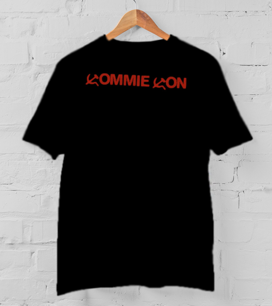 Commie Con Russian Hammer And Sickle Font T-Shirt