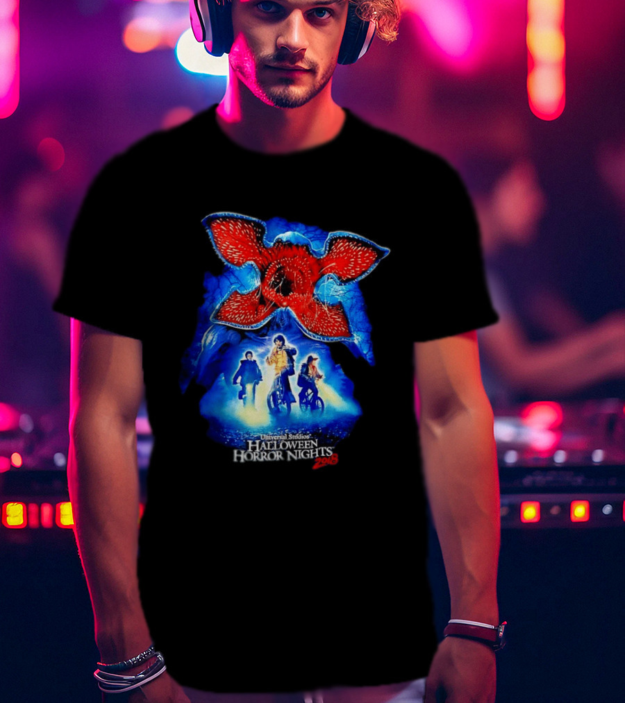 Demogorgon Stranger Things Universal Studios Halloween Horror Nights 2018 T-Shirt