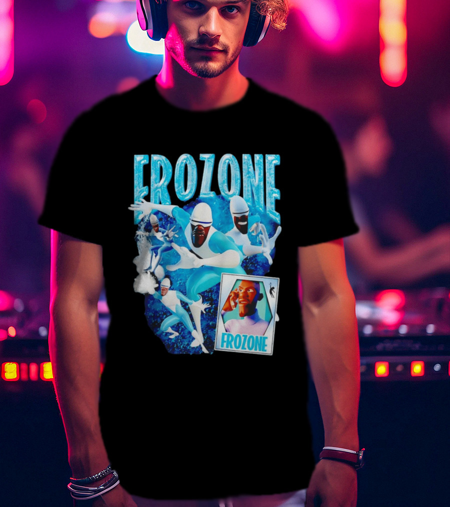 Frozone The Incredibles Disney Movie T-Shirt