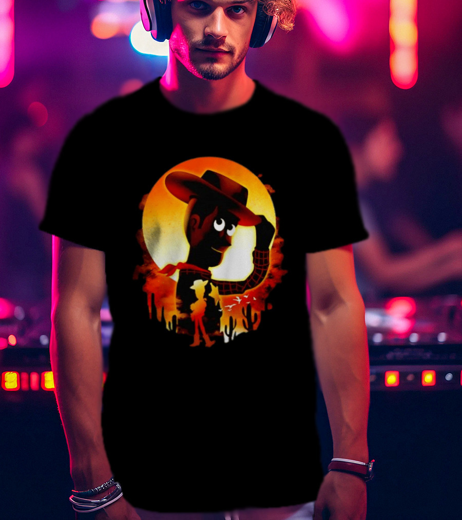 Sheriff Woody Pixar Toy Story Sunset Cowboy T-Shirt