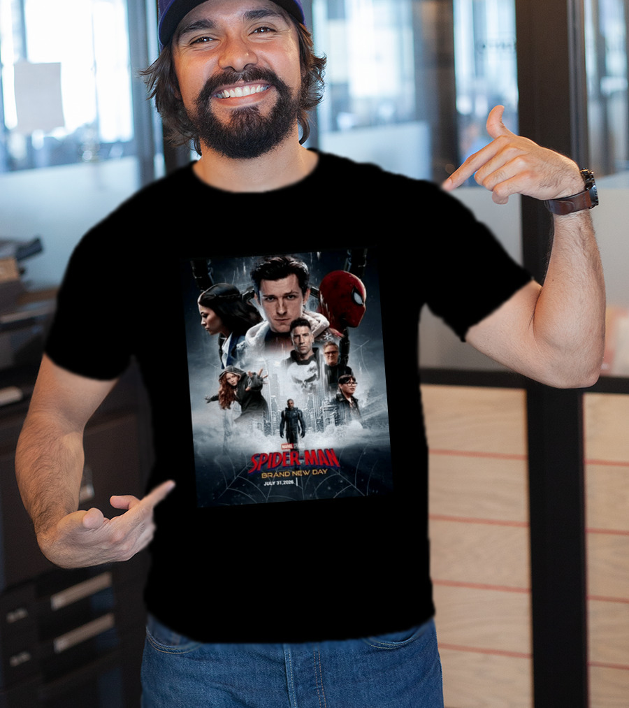 Marvel Studios Spider Man Brand New Day July 31 2026 Movie T-Shirt