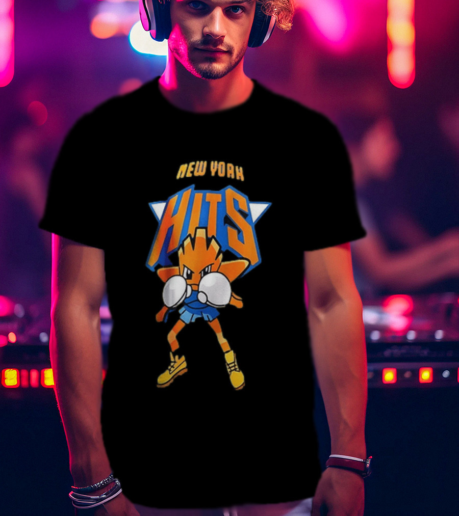 New York Hits Hitmonchan Pokémon Basketball Champions 2026 T-Shirt