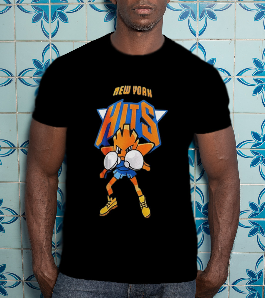 New York Hits Hitmonchan Pokémon Basketball Champions 2026 T-Shirt