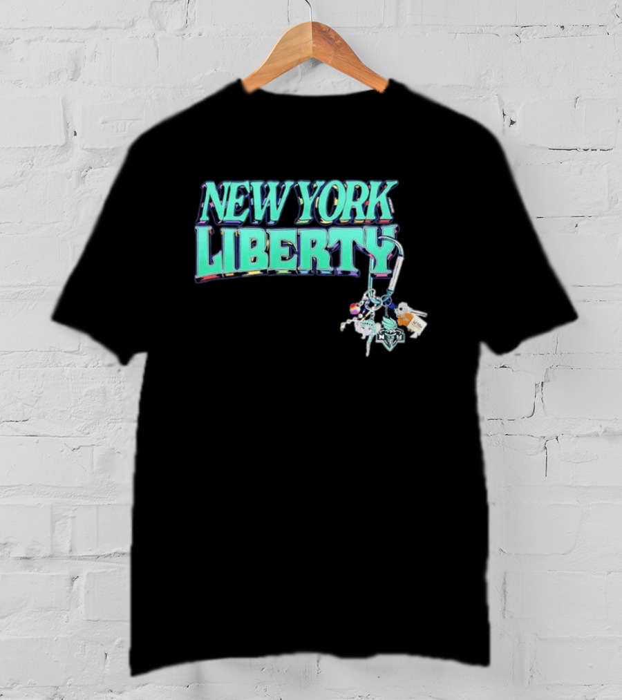 New York Liberty Carabiner Pride Keychain Accessories T-Shirt