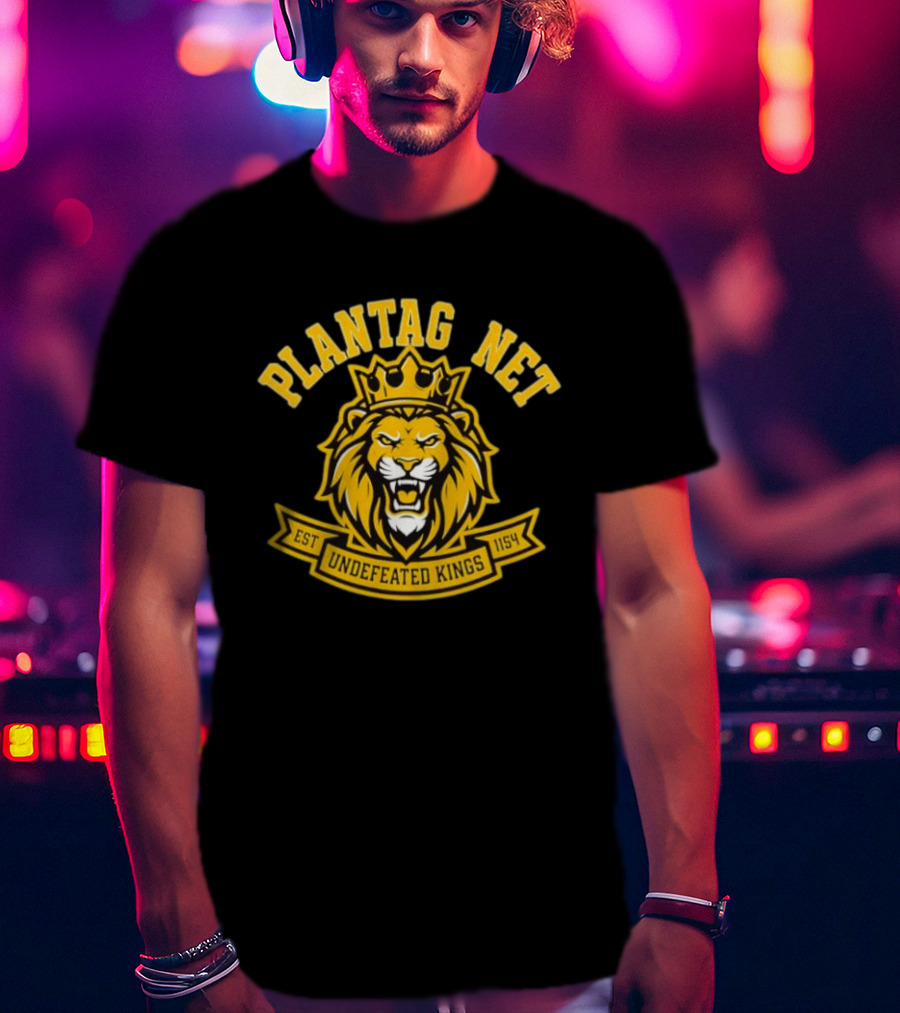 Plantagenet House Of Anjou Lion Crest Undefeated Kings 1154 Royal Family T-Shirt