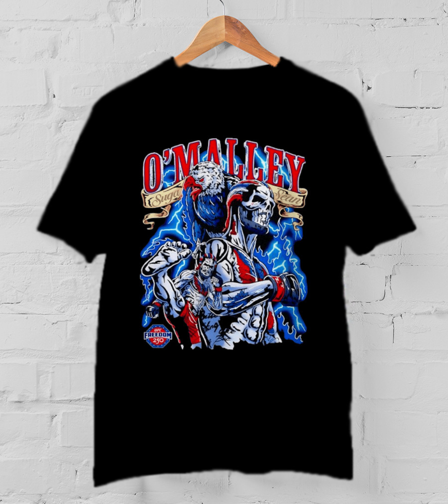 Sean O Malley Suga UFC 250 Freedom Eagle Lightning Fighting T-Shirt