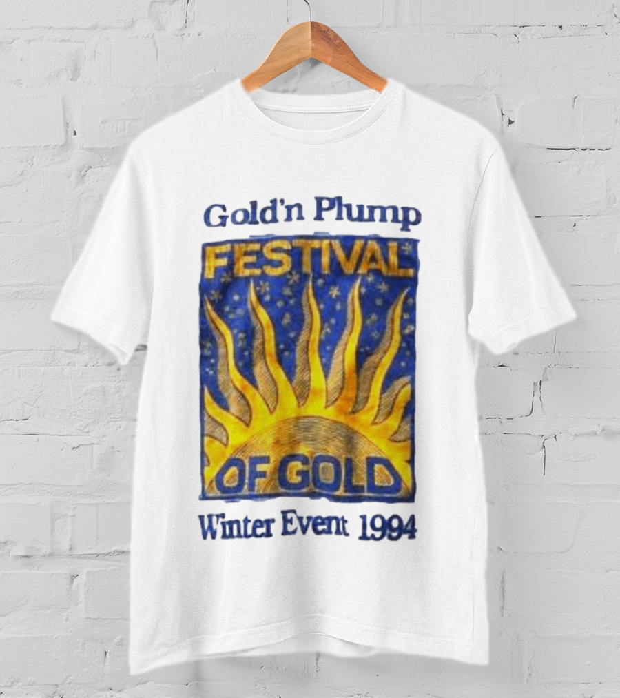Gold N Plump Festival Of Gold Winter Event 1994 Sunburst And Stars T-Shirt