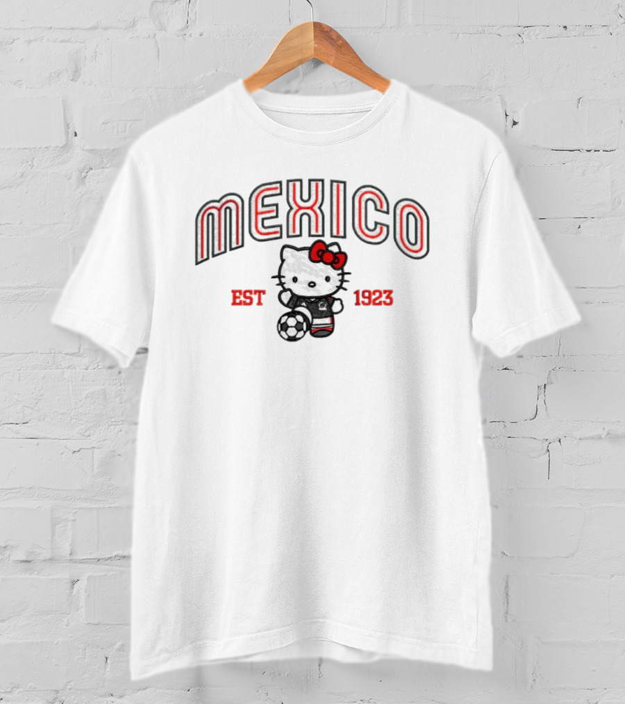 Mexico Est 1923 Hello Kitty Football Team T-Shirt