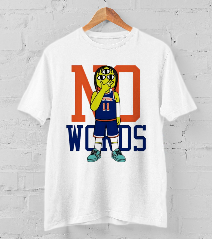Jalen Brunson New York Knicks No Words Three Eyed Cartoon T-Shirt