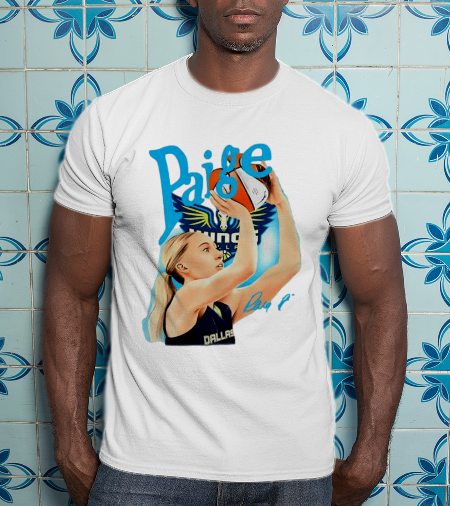 Paige Bueckers Dallas Wings Basketball WNBA Player T-Shirt