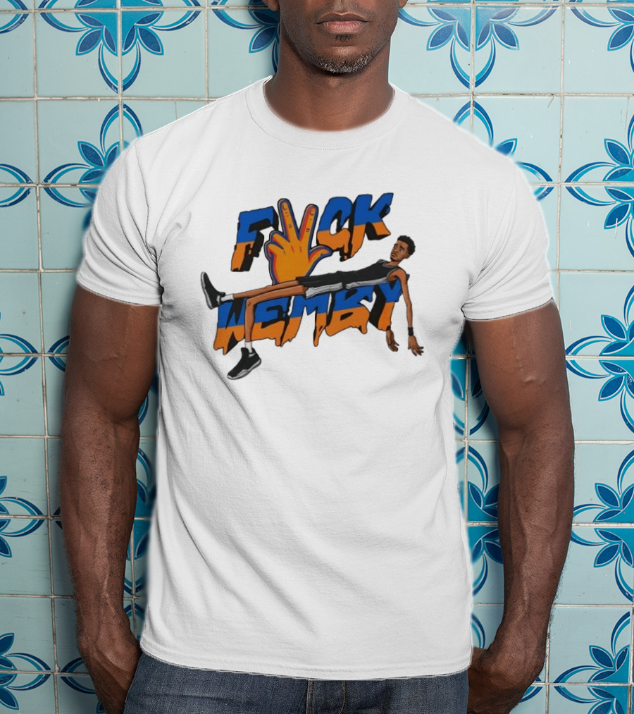 Victor Wembanyama Spurs Fvck Wemby Basketball Artistry T-Shirt
