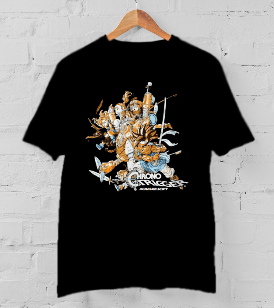 Crono Marle Lucca Robo Frog Ayla Magus Chrono Trigger Squaresoft Characters T-Shirt