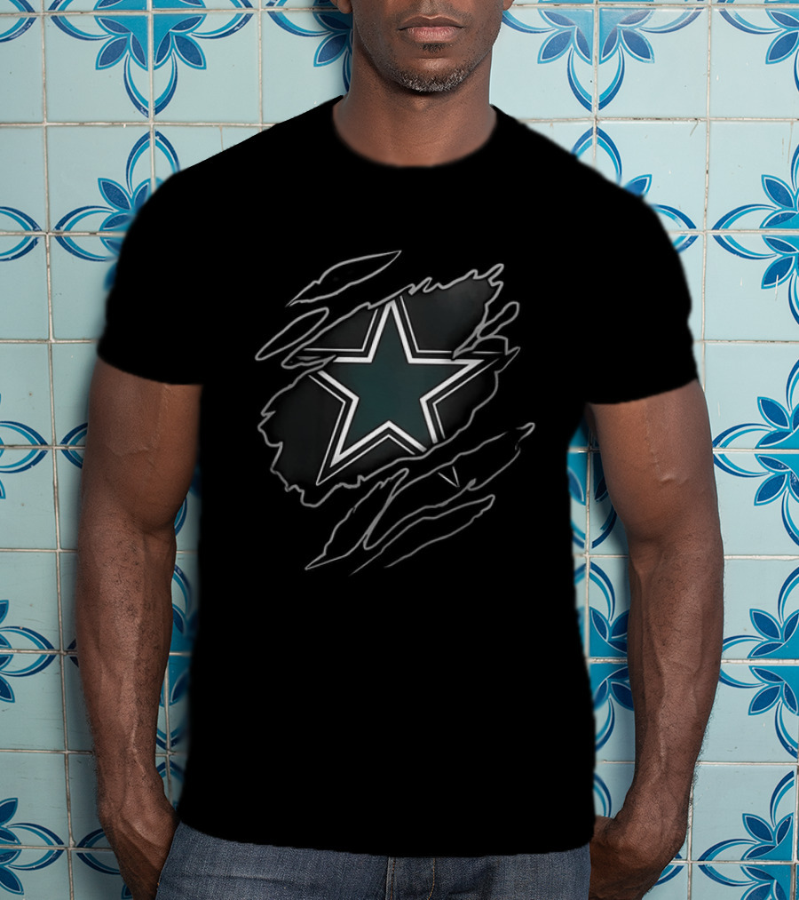 Dallas Cowboys Star Rip Reveal T-Shirt
