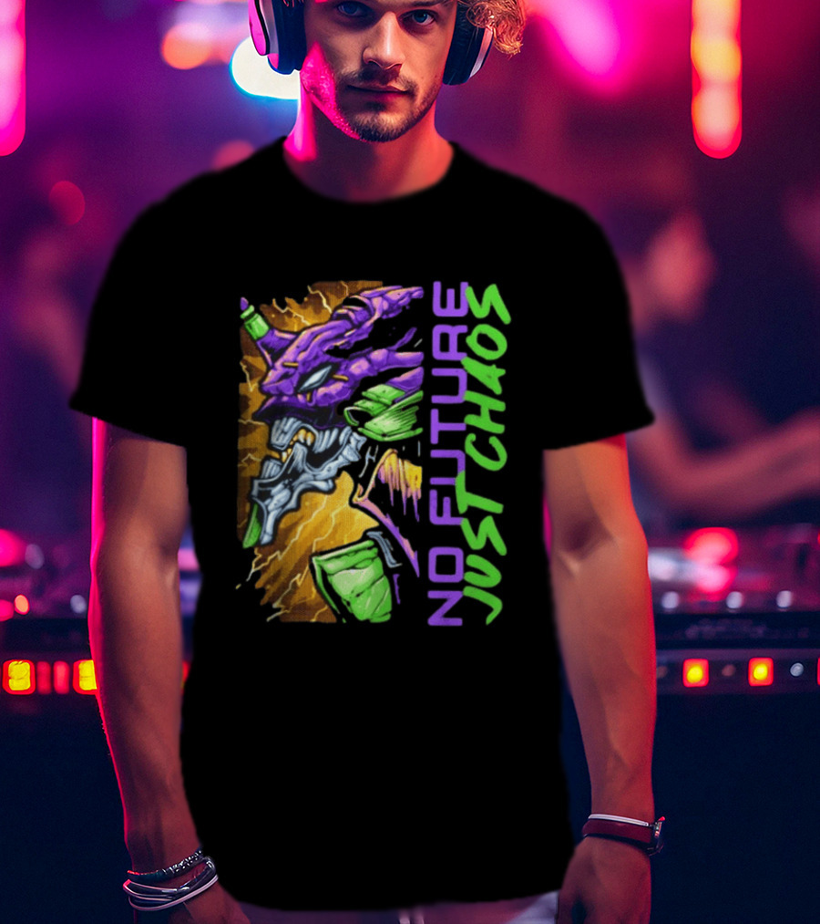 Evangelion Unit 01 No Future Just Chaos Neon Genesis Evangelion T-Shirt