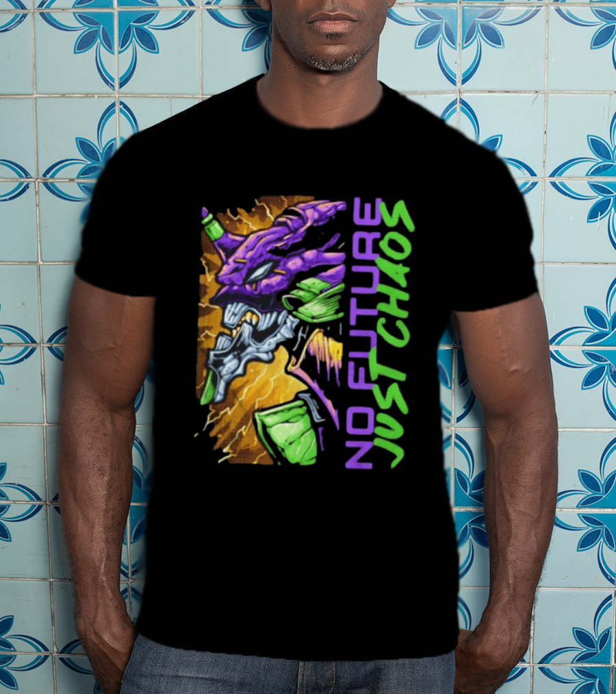 Evangelion Unit 01 No Future Just Chaos Neon Genesis Evangelion T-Shirt