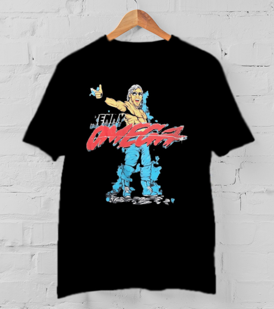 Kenny Omega Pro Wrestling Illustration With Omega Splash T-Shirt