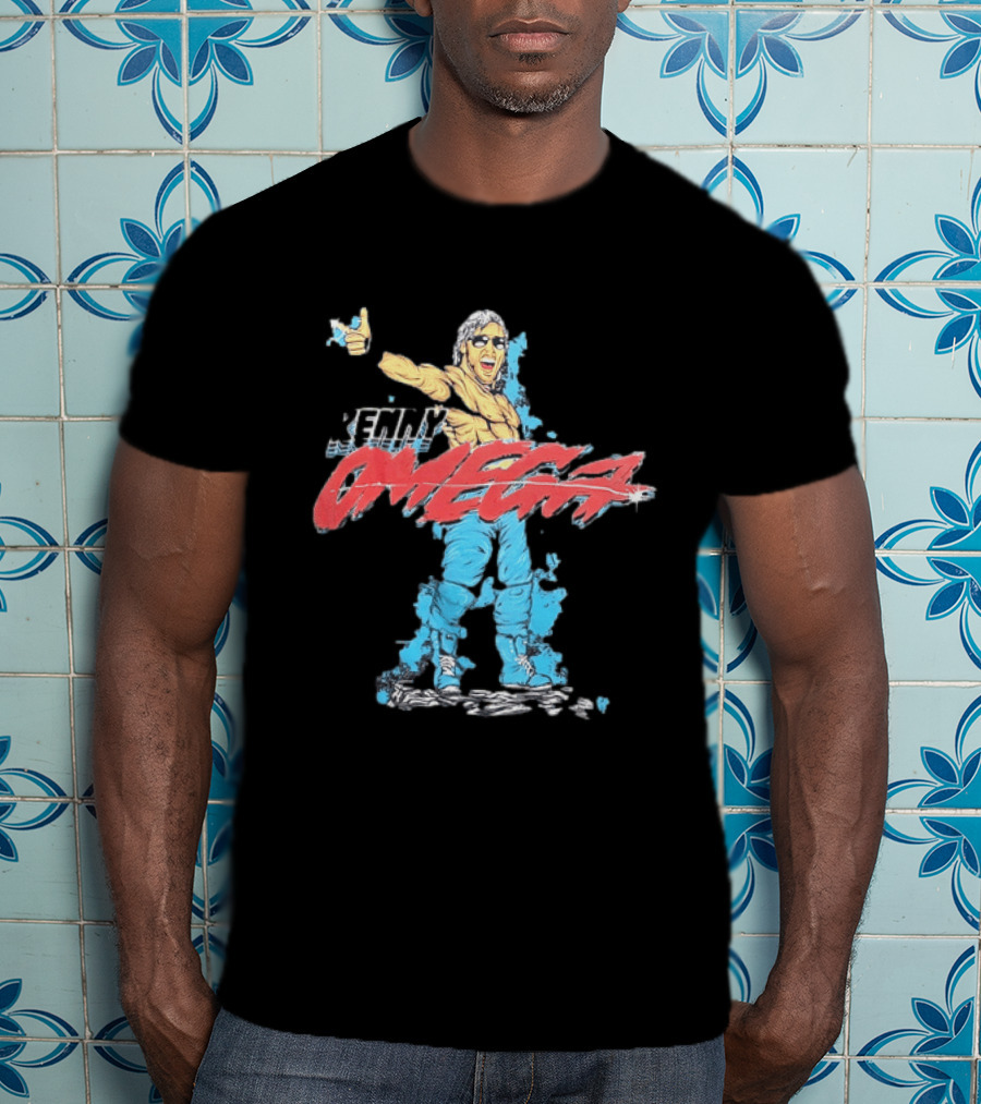 Kenny Omega Pro Wrestling Illustration With Omega Splash T-Shirt