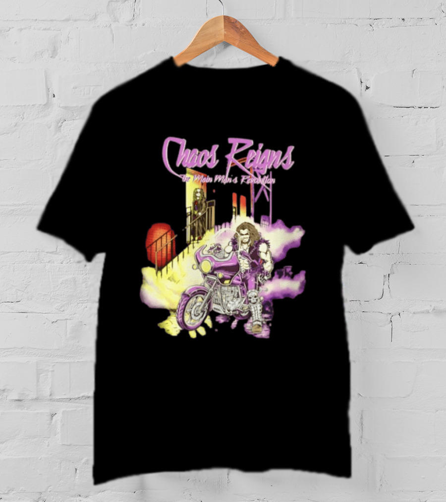 Chaos Reigns Lobo DC Comics Main Man's Revolution Motorcycle Rider T-Shirt