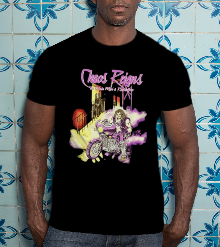 Chaos Reigns Lobo DC Comics Main Man's Revolution Motorcycle Rider T-Shirt