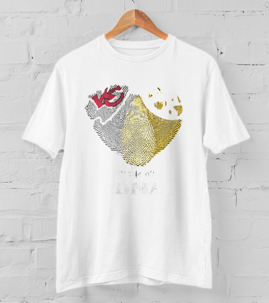 Kansas City Chiefs Iowa Hawkeyes It's In My DNA Highlights Team Passion And Heritage T-Shirt