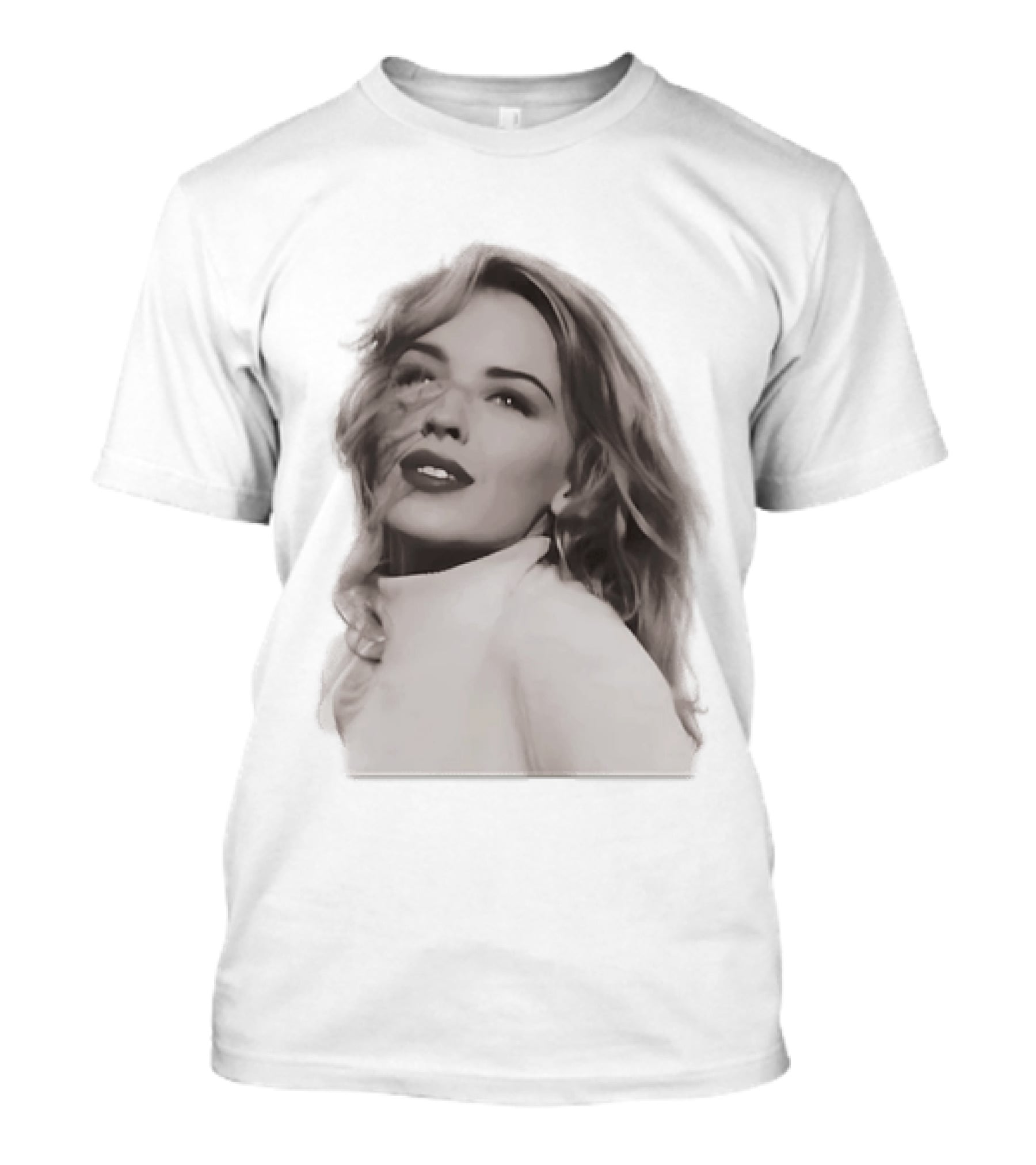 Kylie Minogue Iconic Music Star Portrait Vintage Aesthetic T-Shirt