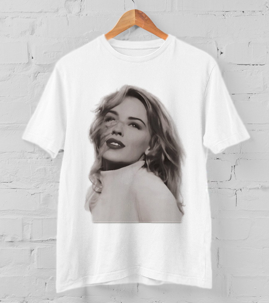 Kylie Minogue Iconic Music Star Portrait Vintage Aesthetic T-Shirt