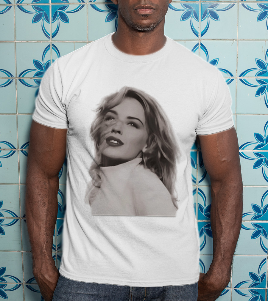 Kylie Minogue Iconic Music Star Portrait Vintage Aesthetic T-Shirt