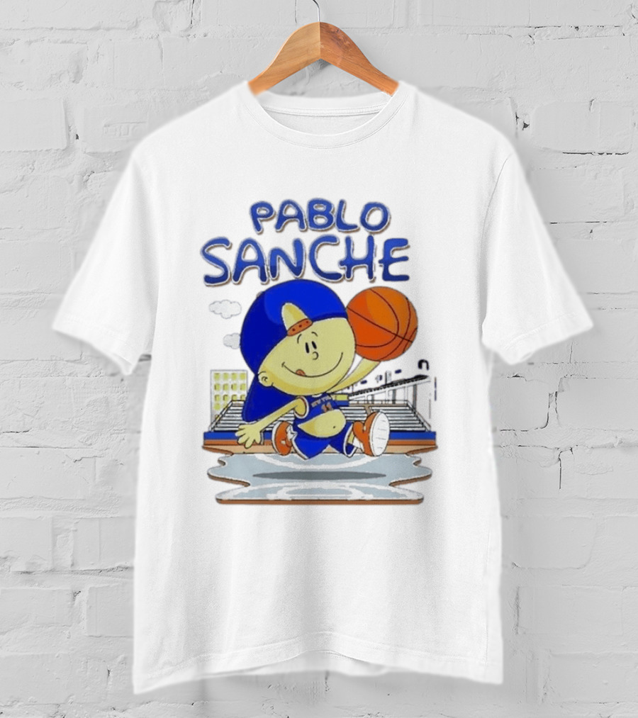Pablo Sanchez Secret Weapon New York Basketball Court Playground Kid T-Shirt
