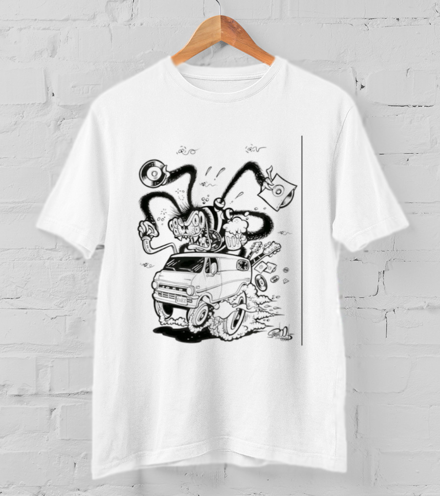 Spider 45 Fuzz Ford Tentacles Creature Adventure T-Shirt