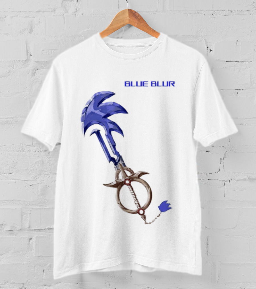 The Hedgehog Keyblade Blue Blur Sonic T-Shirt