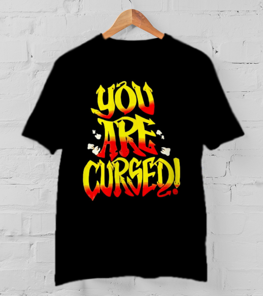 Danhausen You Are Cursed Bold Graffiti T-Shirt
