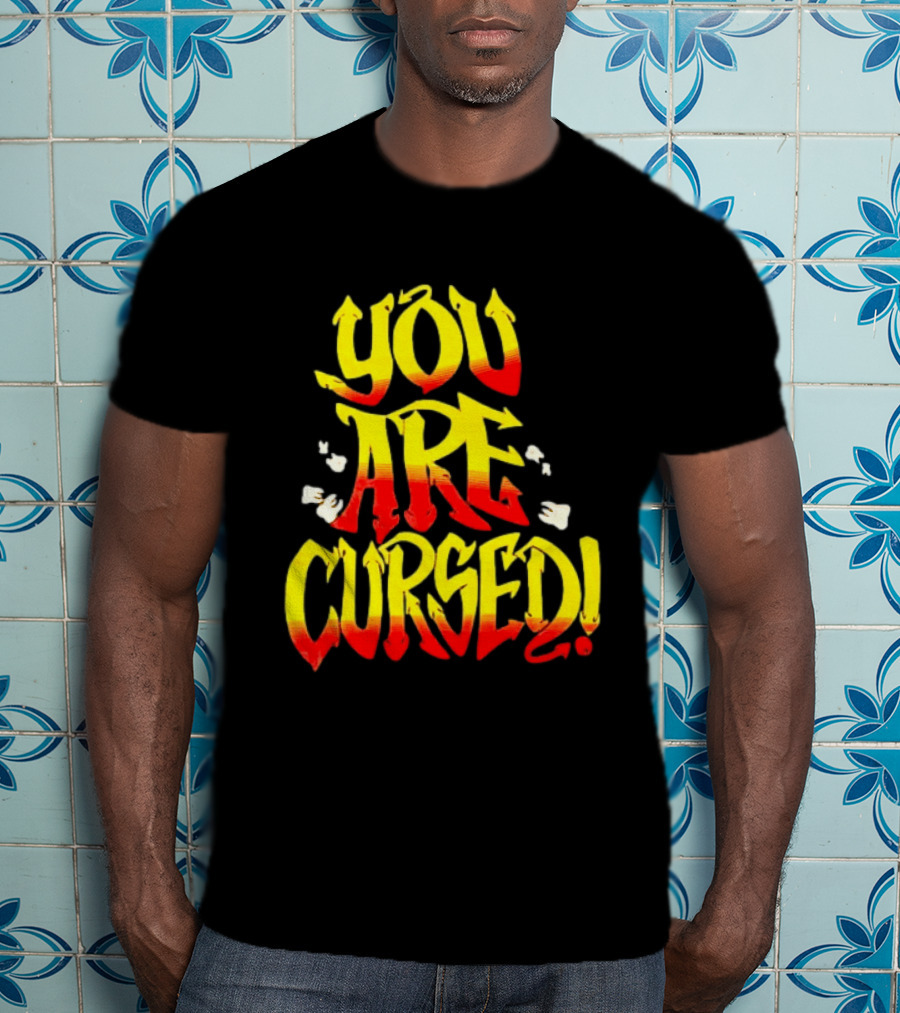 Danhausen You Are Cursed Bold Graffiti T-Shirt