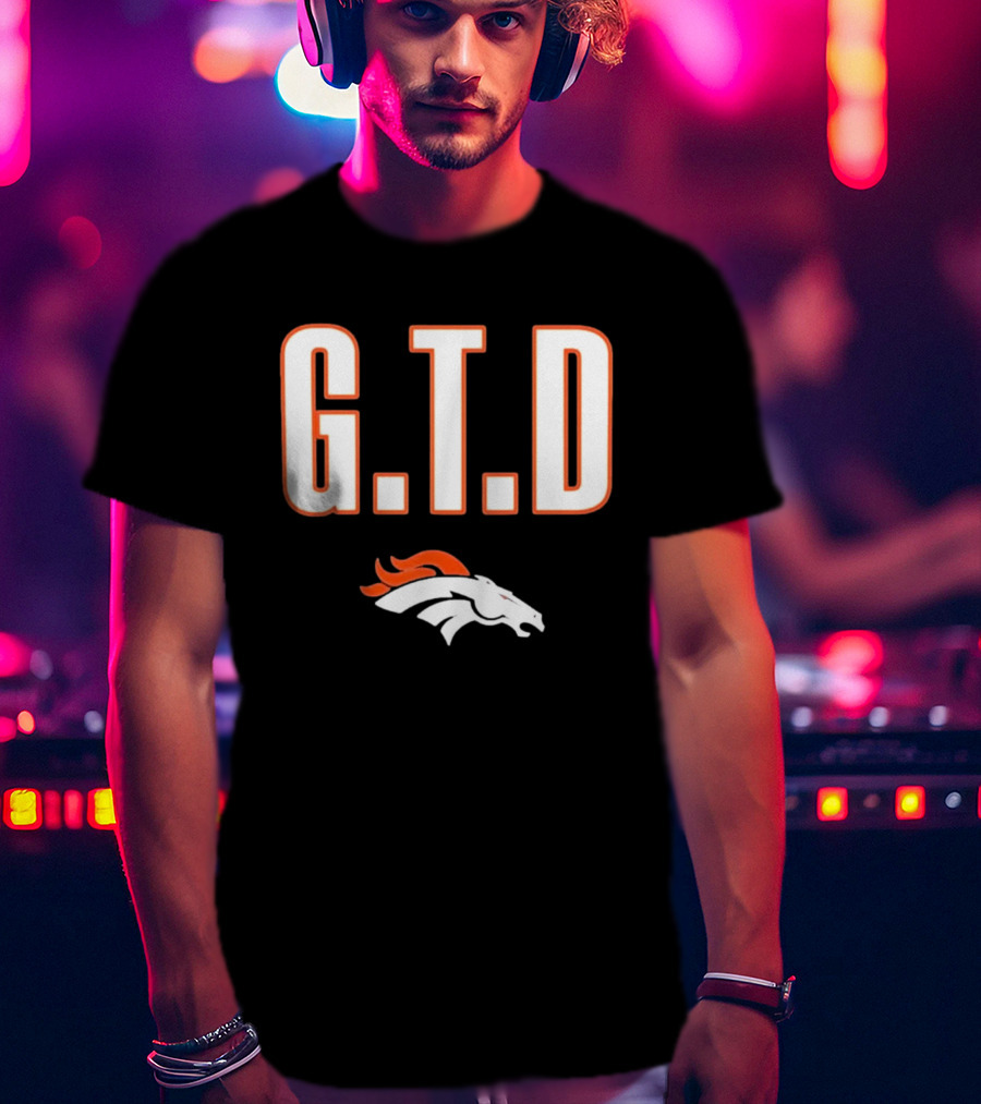 Denver Broncos GTD Official Team Merchandise T-Shirt