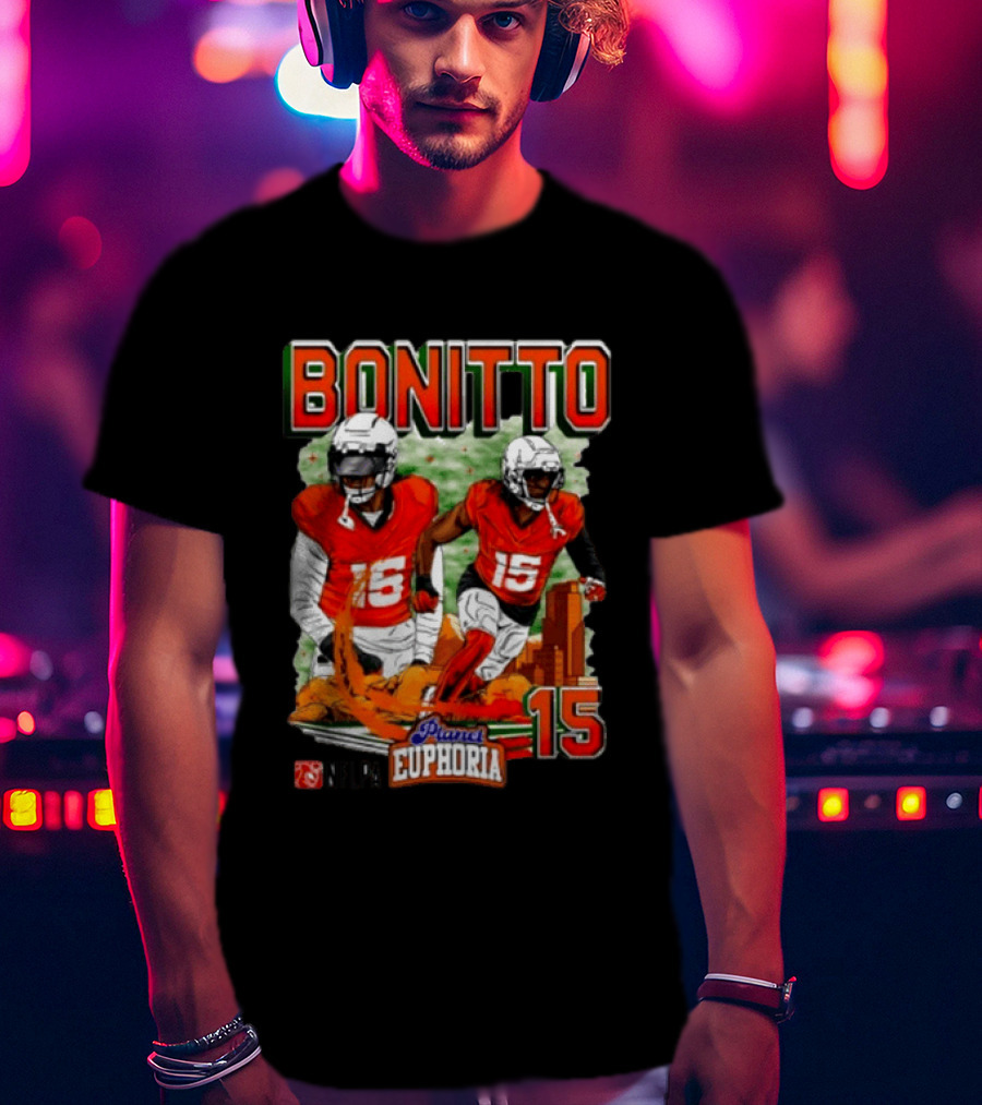BONITTO 15 NFLPA Planet Euphoria Denver Skyline T-Shirt